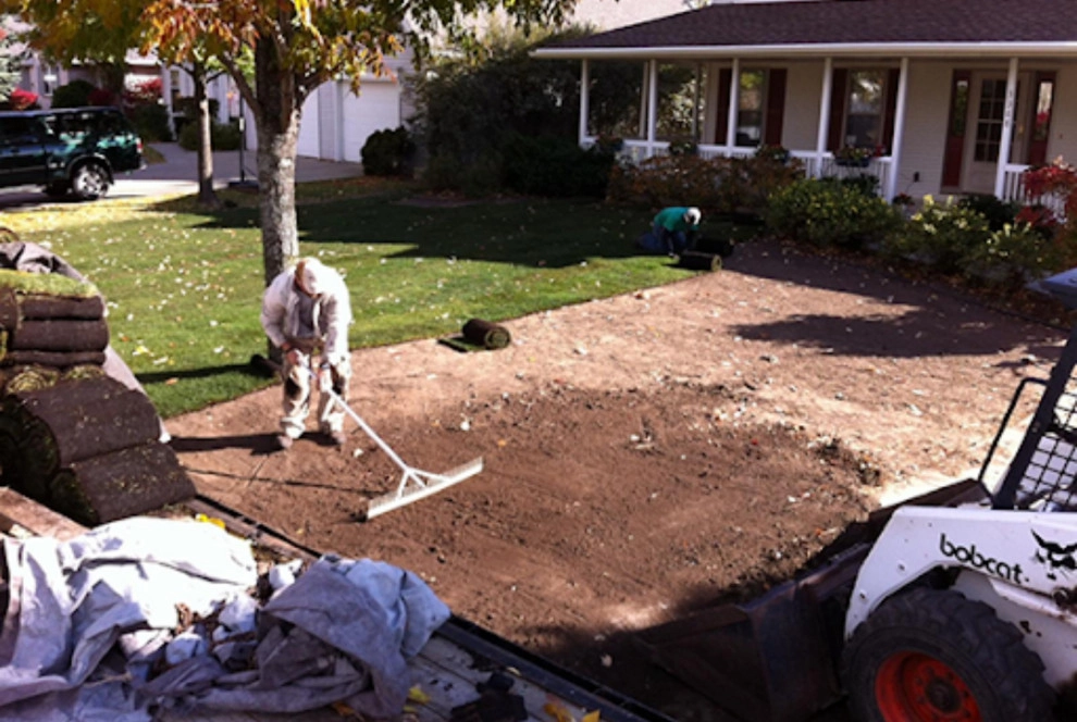 Sod layin and rebuilding flower bed by H&S Professional Lawncare And Property Maintenance - Photo 3