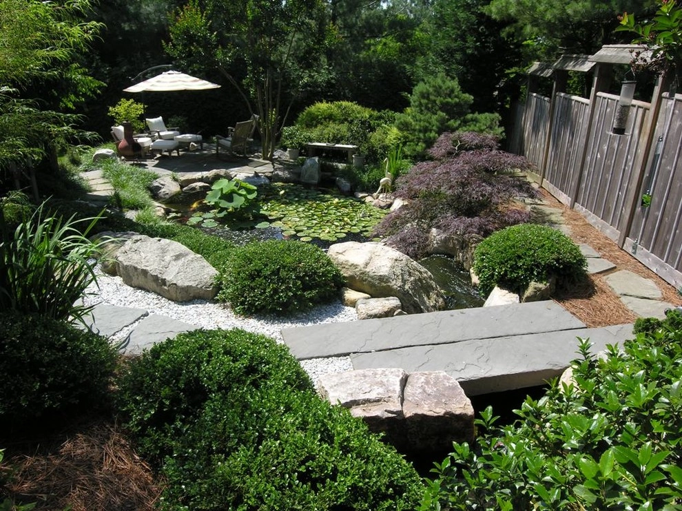 Japanese-Inspired Garden with Koi Pond by Hanselman Landscape And Gardens - Photo 3