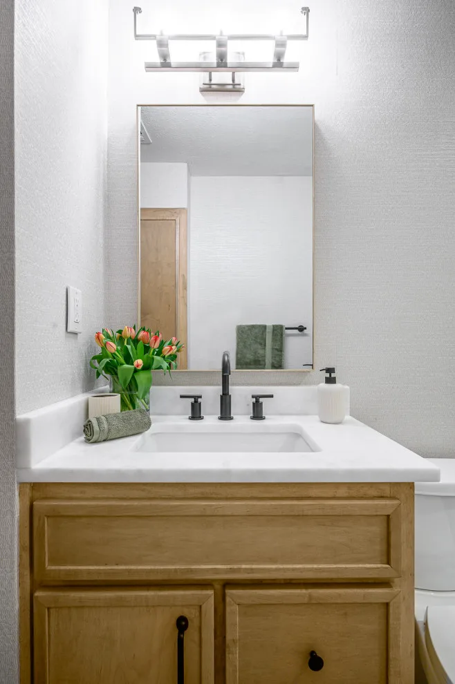 Lyons Bathroom, Powder Room, and Laundry Room Challenge by Brittany Lyons Interiors - Photo 23