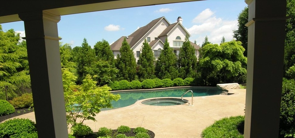 Private Swimming Pool in Small Space by Hanselman Landscape And Gardens - Photo 2