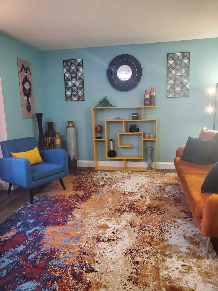 Bohemian Tribe with Ocean Blue Walls by Braxton Designs & Events - Photo 14
