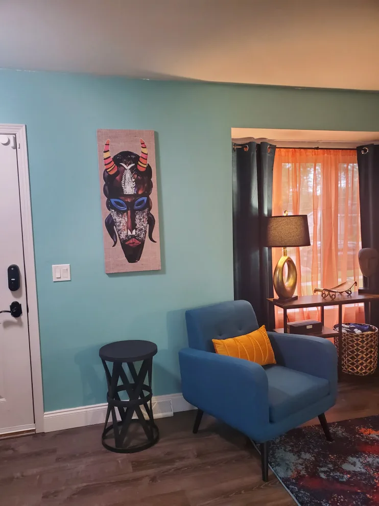 Bohemian Tribe with Ocean Blue Walls by Braxton Designs & Events - Photo 12