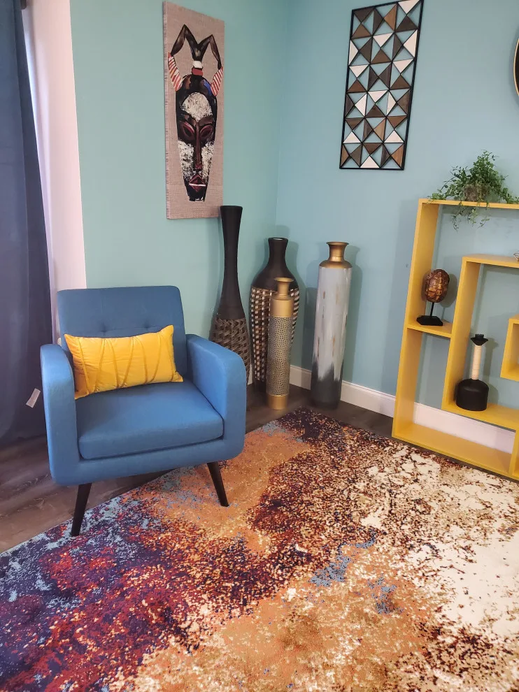 Bohemian Tribe with Ocean Blue Walls by Braxton Designs & Events - Photo 3