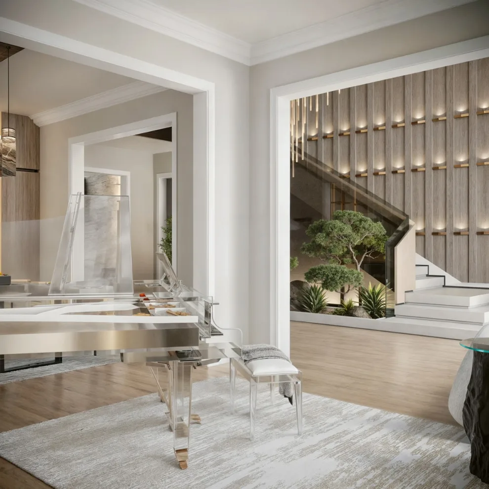 Preston Hollow Common Area Renovation by K-SAMONE & CO | Evocative Interiors & Architecture - Photo 36