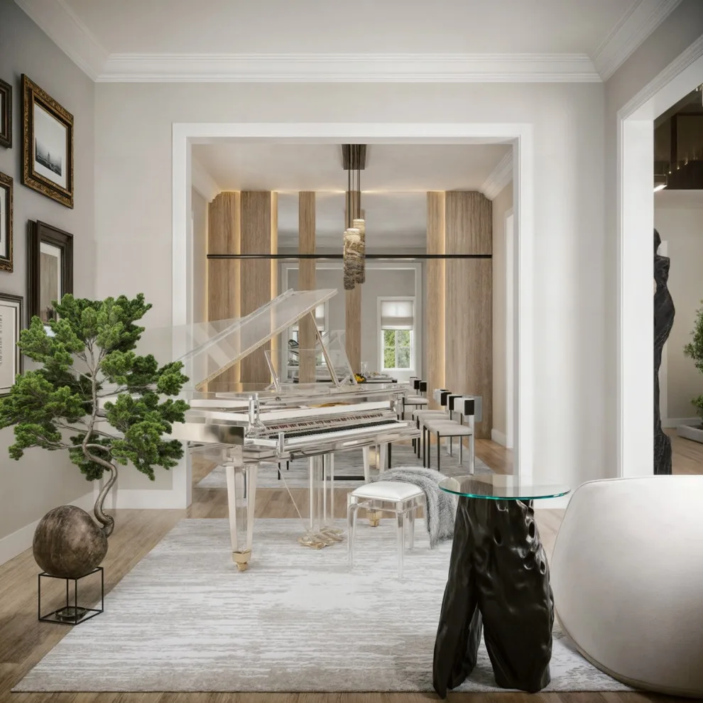 Preston Hollow Common Area Renovation by K-SAMONE & CO | Evocative Interiors & Architecture - Photo 16
