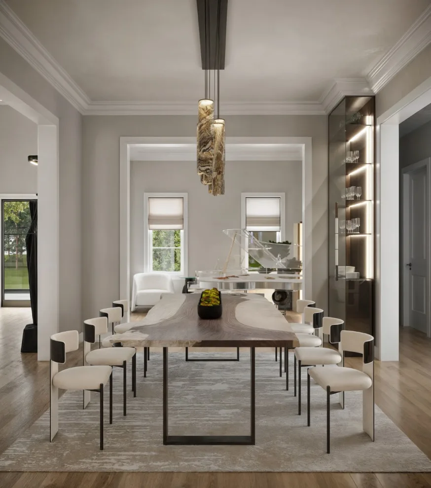 Preston Hollow Common Area Renovation by K-SAMONE & CO | Evocative Interiors & Architecture - Photo 38