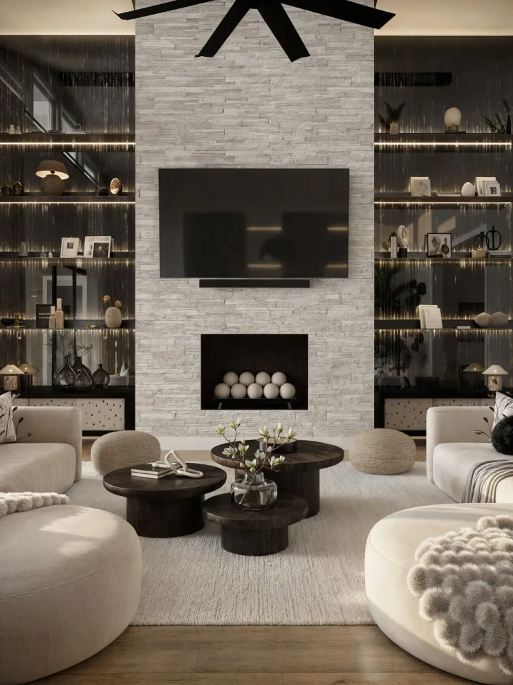 Preston Hollow Common Area Renovation by K-SAMONE & CO | Evocative Interiors & Architecture - Photo 15