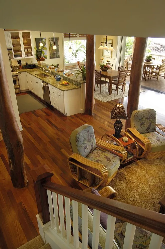 Vintage Hawaiian Beach Bungalow by Fine Design Interiors, Inc. - Photo 8