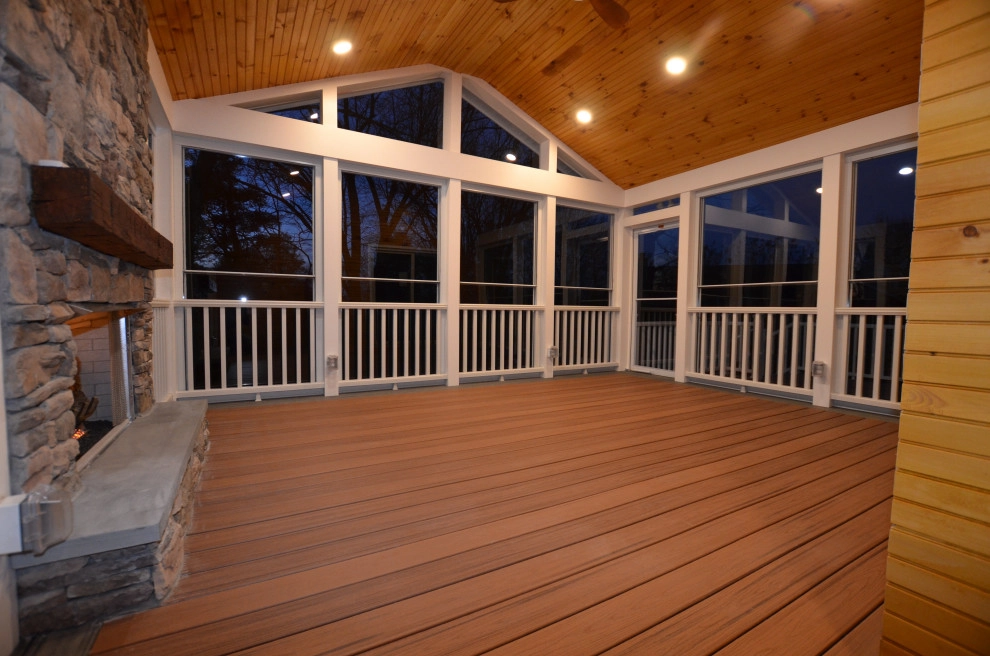 Screened porch in Herndon VA by HEMAX Construction Services & Landscaping, LLC - Photo 4