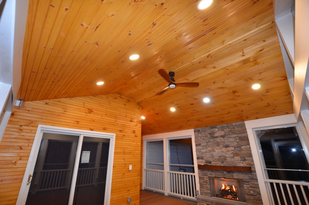 Screened porch in Herndon VA by HEMAX Construction Services & Landscaping, LLC - Photo 6