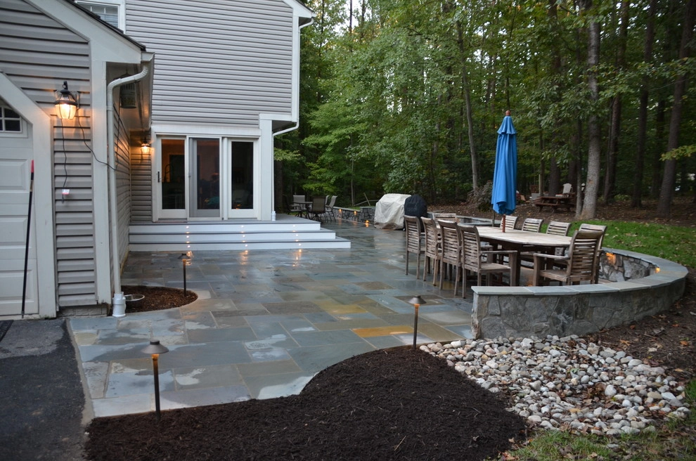 Flagstone Patio - Rolling Ridge Drive, Fairfax Station, VA by HEMAX Construction Services & Landscaping, LLC - Photo 8