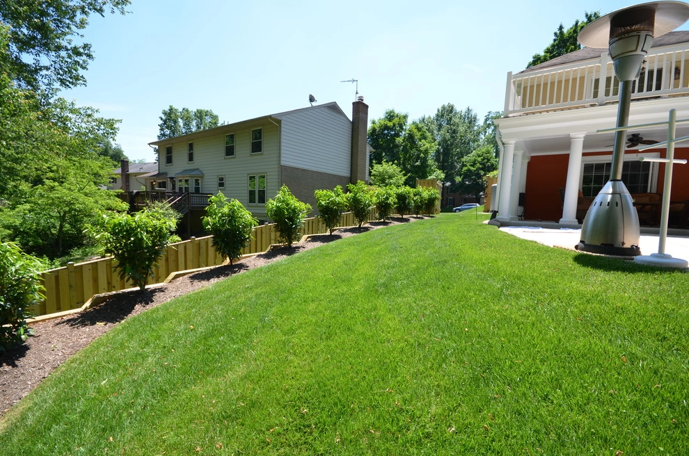 Pressure Treated Timber Wall - McLean, VA by HEMAX Construction Services & Landscaping, LLC - Photo 7