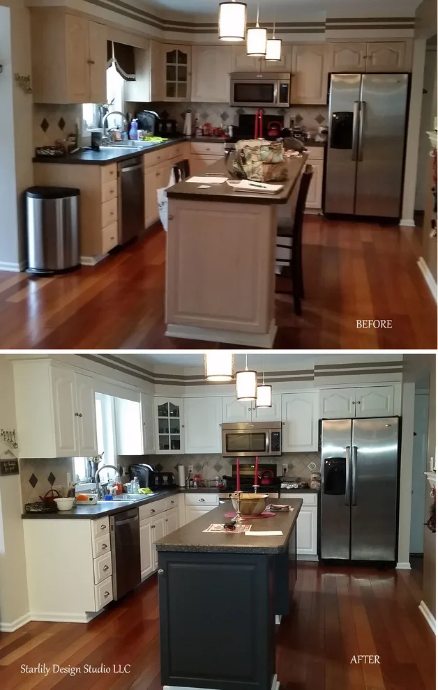 Starlily Design Studio LLC Custom Cabinet Restoration by Starlily Design Studio LLC - Photo 17