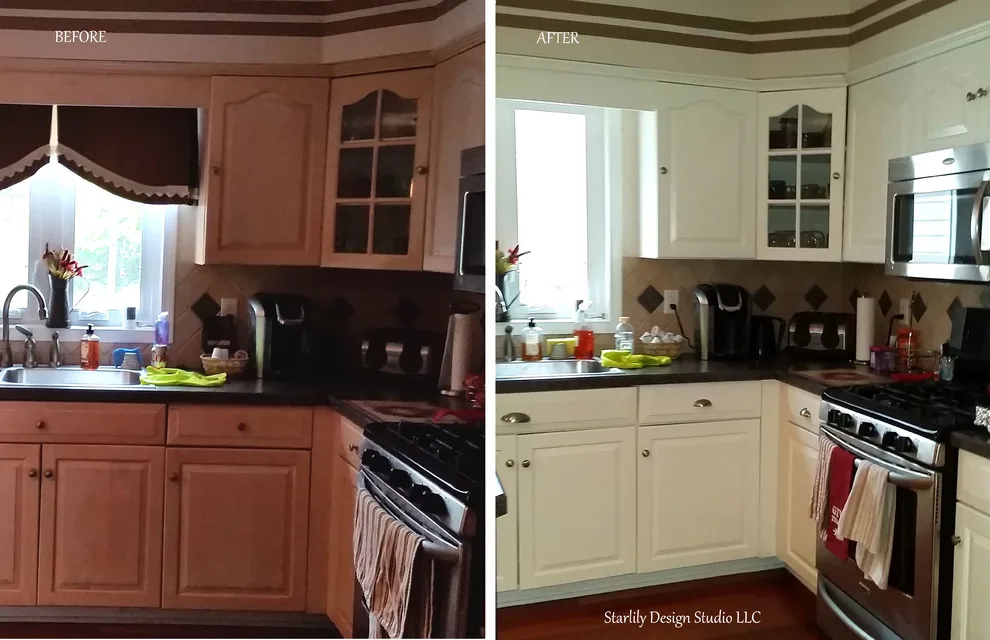 Starlily Design Studio LLC Custom Cabinet Restoration by Starlily Design Studio LLC - Photo 12