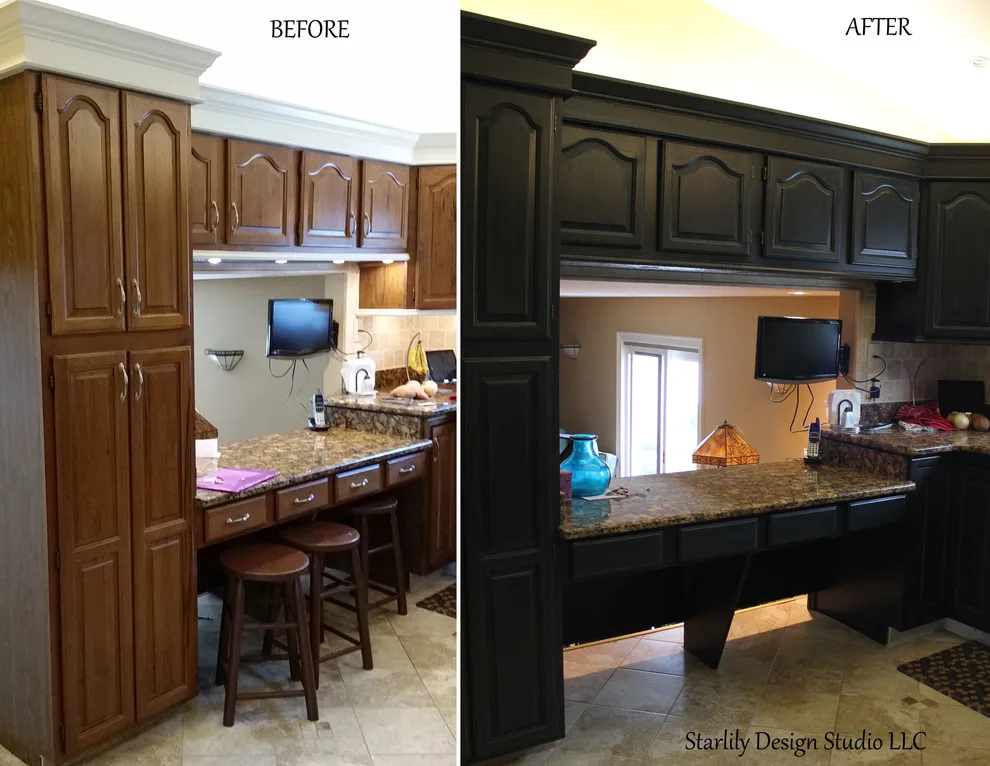Starlily Design Studio LLC Custom Cabinet Restoration by Starlily Design Studio LLC - Photo 6