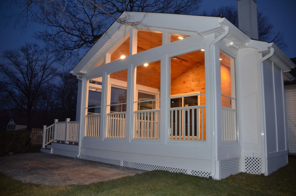 Screened porch in Herndon VA by HEMAX Construction Services & Landscaping, LLC - Photo 2