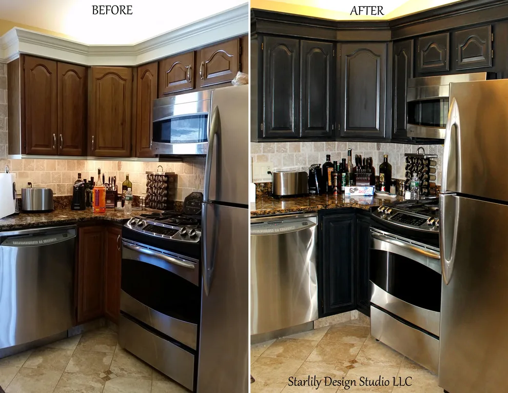 Starlily Design Studio LLC Custom Cabinet Restoration by Starlily Design Studio LLC - Photo 23