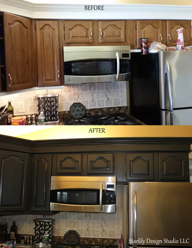 Starlily Design Studio LLC Custom Cabinet Restoration by Starlily Design Studio LLC - Photo 13