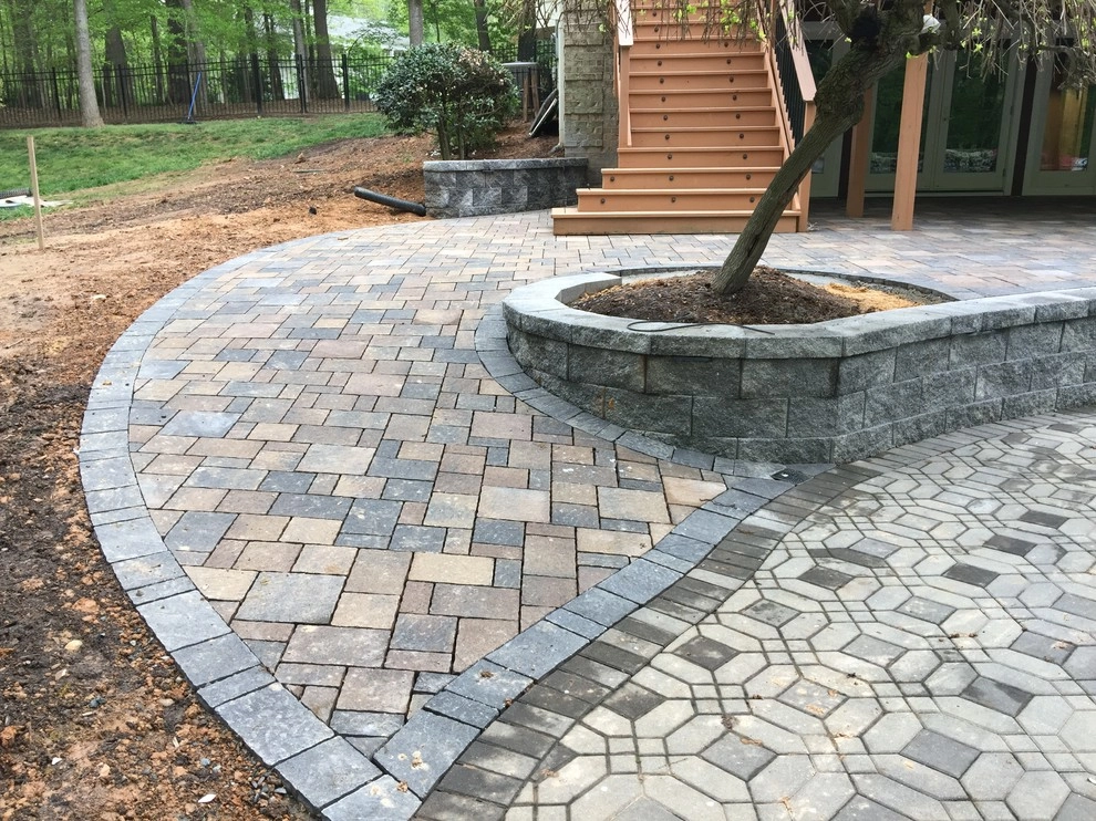 Pool Paver Patio - Fairfax, VA by HEMAX Construction Services & Landscaping, LLC - Photo 3
