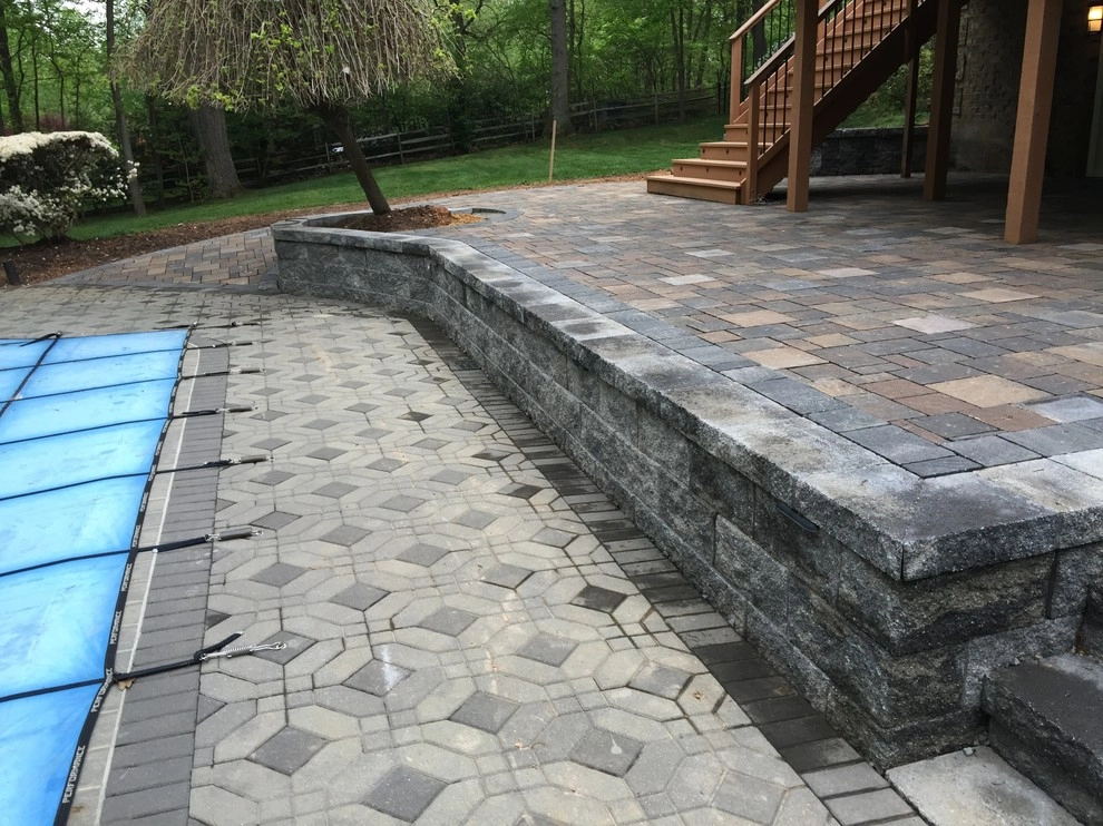 Pool Paver Patio - Fairfax, VA by HEMAX Construction Services & Landscaping, LLC - Photo 2