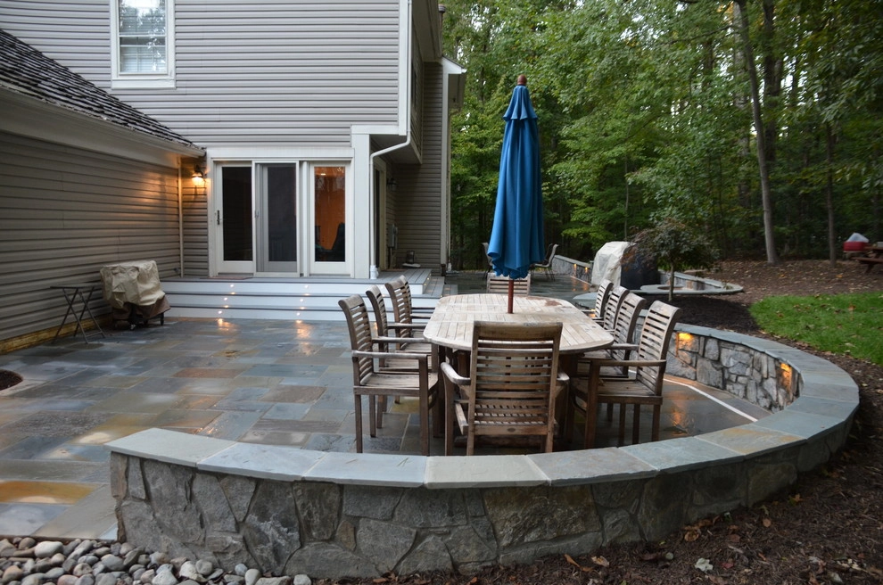 Flagstone Patio - Rolling Ridge Drive, Fairfax Station, VA by HEMAX Construction Services & Landscaping, LLC - Photo 6