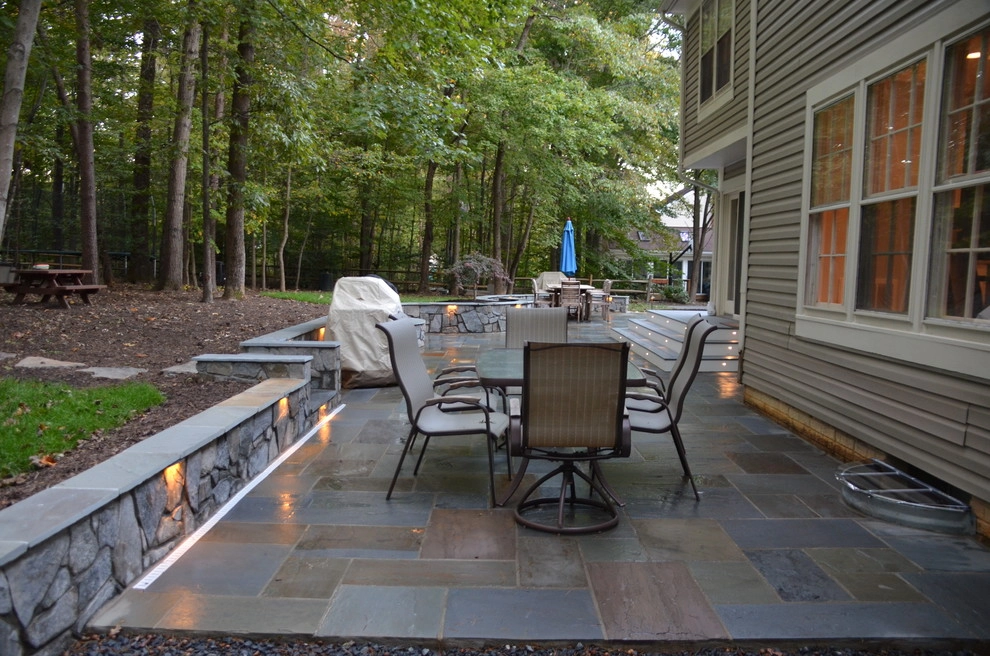 Flagstone Patio - Rolling Ridge Drive, Fairfax Station, VA by HEMAX Construction Services & Landscaping, LLC - Photo 3