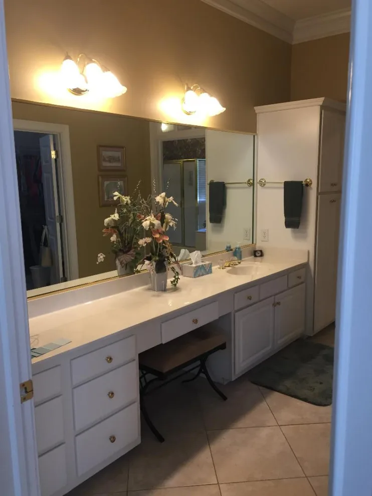 STUBBS - WILDEWOOD - MASTER BATHROOM RENOVATION - PREVIOUS STATE by Designs By Cheryl Lynn & Associates, LLC - Photo 4