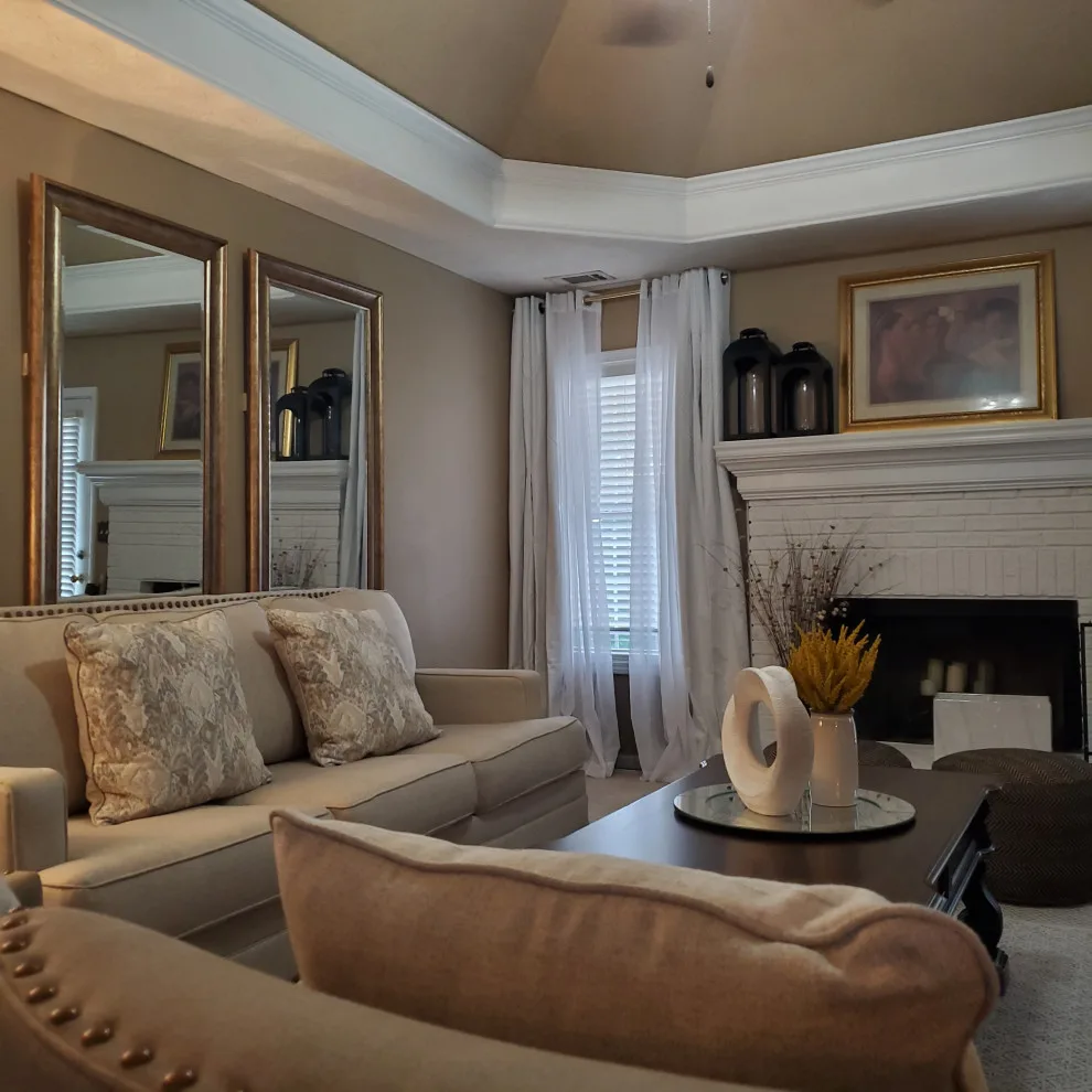 Classic Living Room Renovation by A. Logan Designs, LLC - Photo 3