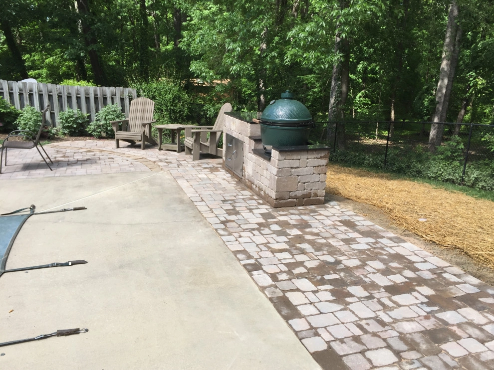 Pool Patio Extension with Firepit & Grill by High Rock Land & Hardscapes - Photo 5