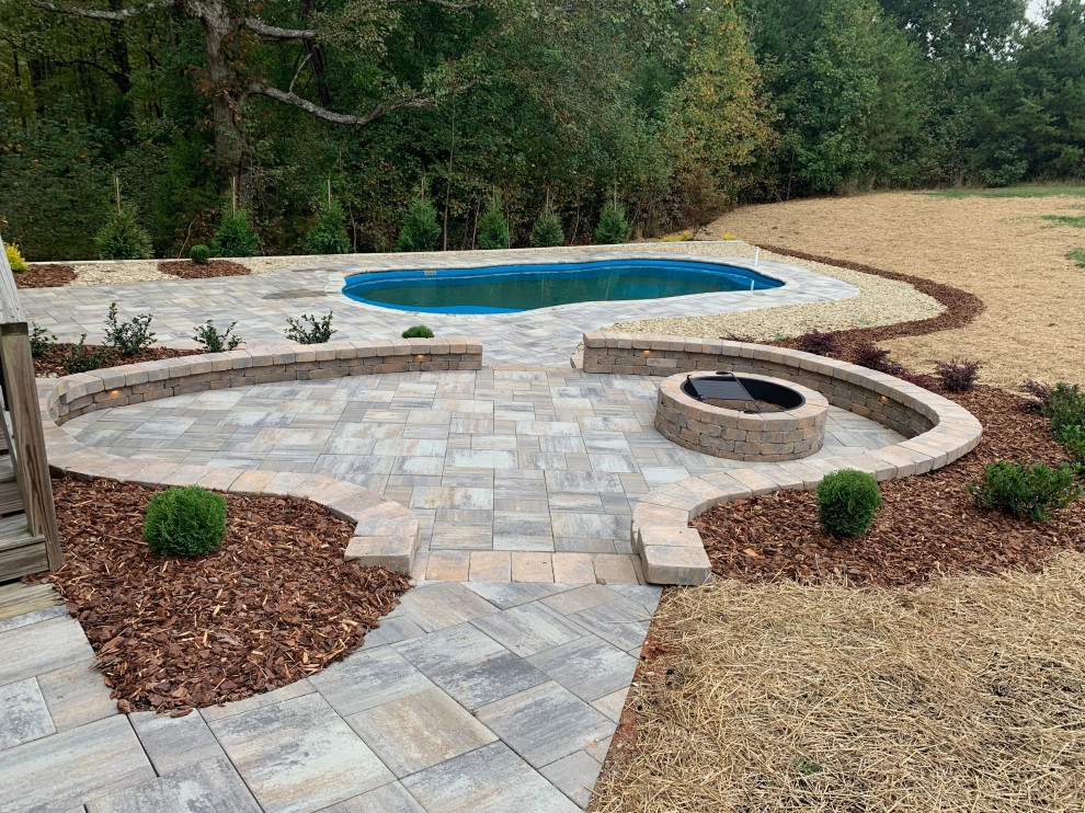 Backyard Pool with Fire Pit by High Rock Land & Hardscapes - Photo 3