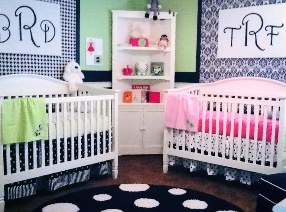 Twin Nursery by Surface To Surface Interior Design/Construction - Photo 2