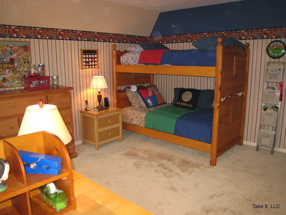 Shared Room of Two Brothers by Take II Staging & Redesign - Photo 2