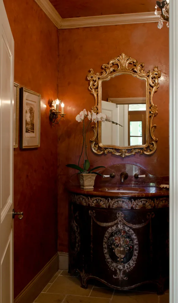 Venetian Plaster Bathroom by Audrey Curl Interiors - Photo 3
