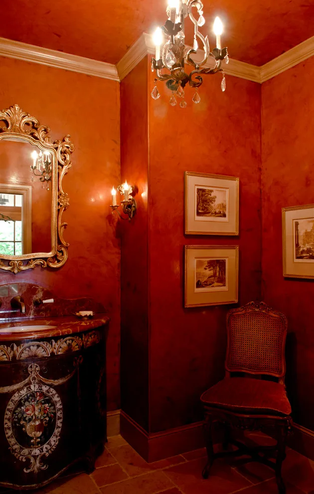 Venetian Plaster Bathroom by Audrey Curl Interiors - Photo 2