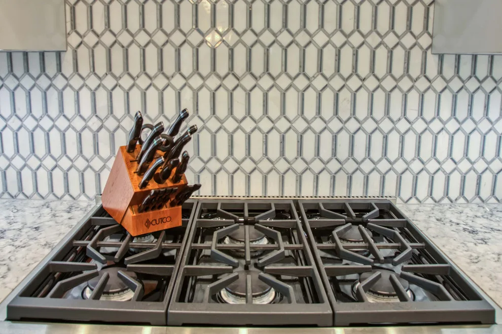 2019: An Enchanting White Kitchen with a Spacious Island by Lisa Lynn Designs Home Store & Design Studio - Photo 10