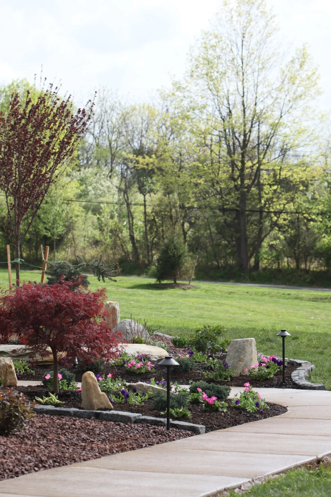 Landscape Planting, Lighting, and Using Red Tipple Stone by Holly Days Nursery & Landscaping - Photo 13