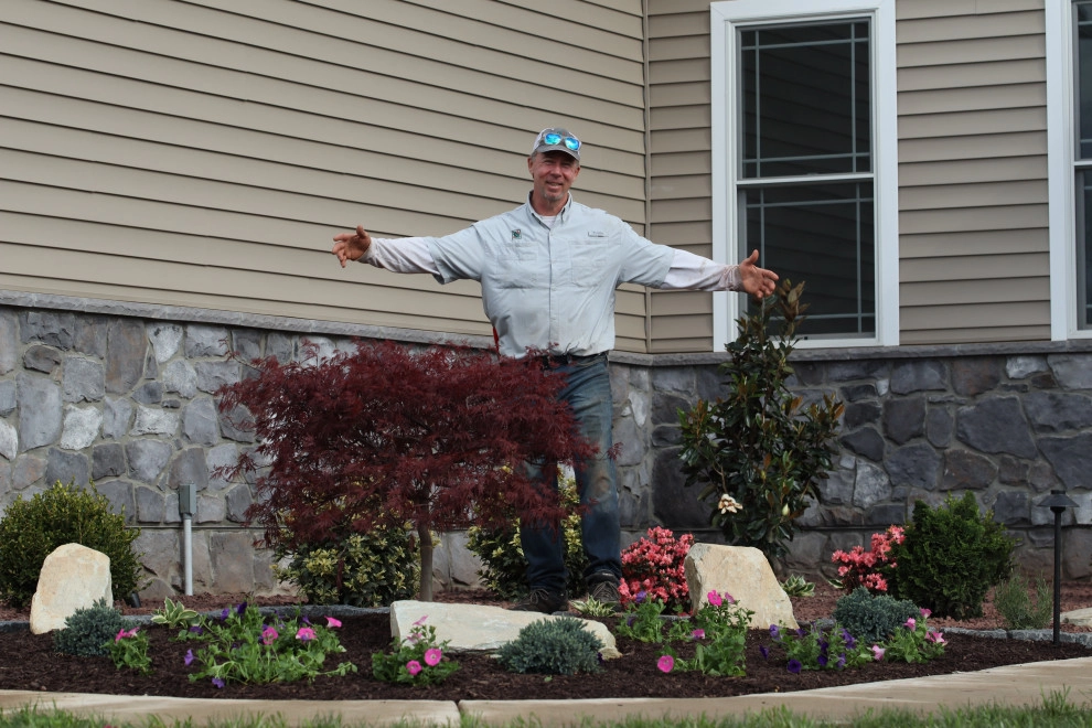 Landscape Planting, Lighting, and Using Red Tipple Stone by Holly Days Nursery & Landscaping - Photo 40