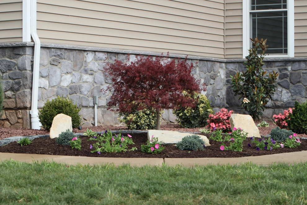 Landscape Planting, Lighting, and Using Red Tipple Stone by Holly Days Nursery & Landscaping - Photo 44
