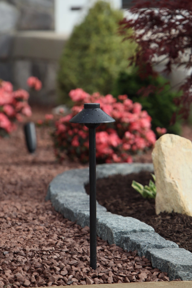 Landscape Planting, Lighting, and Using Red Tipple Stone by Holly Days Nursery & Landscaping - Photo 8