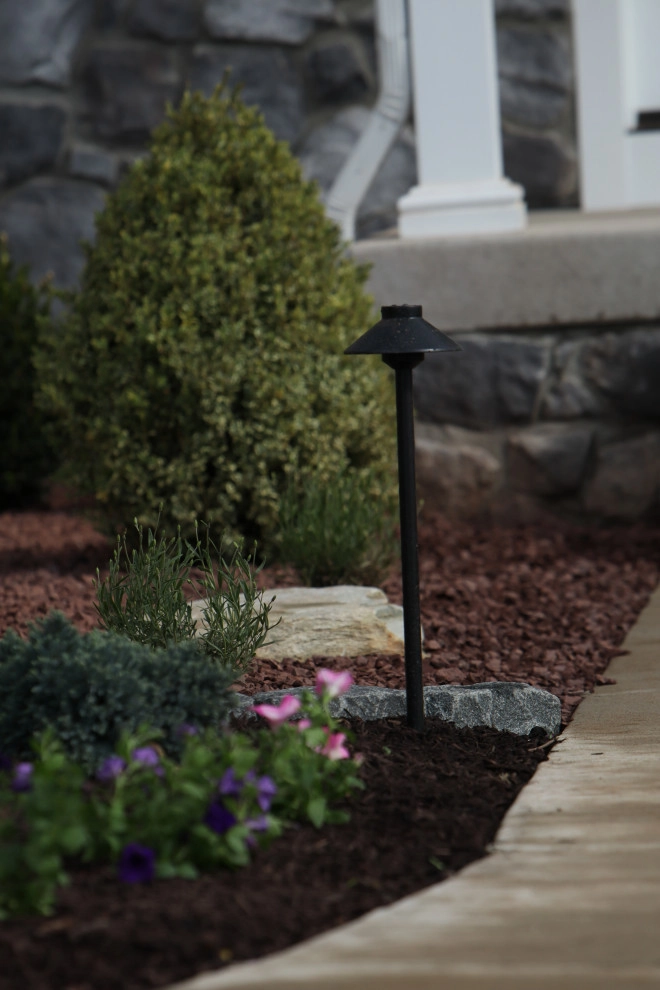 Landscape Planting, Lighting, and Using Red Tipple Stone by Holly Days Nursery & Landscaping - Photo 23