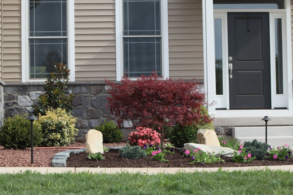 Landscape Planting, Lighting, and Using Red Tipple Stone by Holly Days Nursery & Landscaping - Photo 28