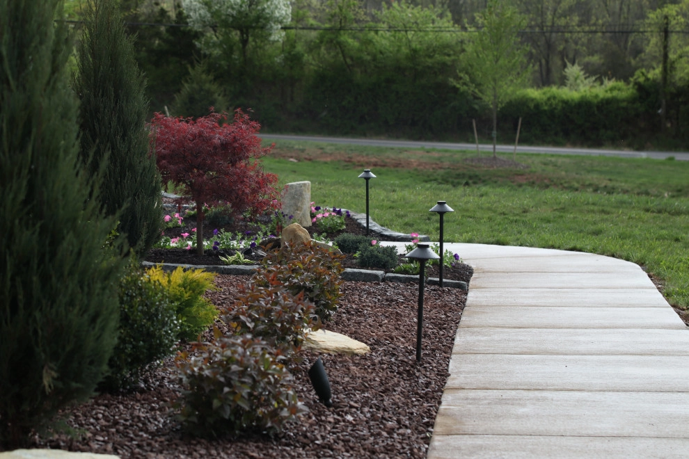 Landscape Planting, Lighting, and Using Red Tipple Stone by Holly Days Nursery & Landscaping - Photo 43