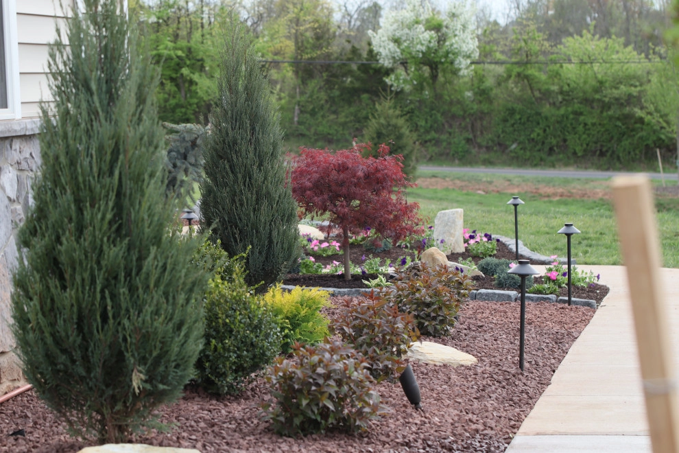 Landscape Planting, Lighting, and Using Red Tipple Stone by Holly Days Nursery & Landscaping - Photo 20