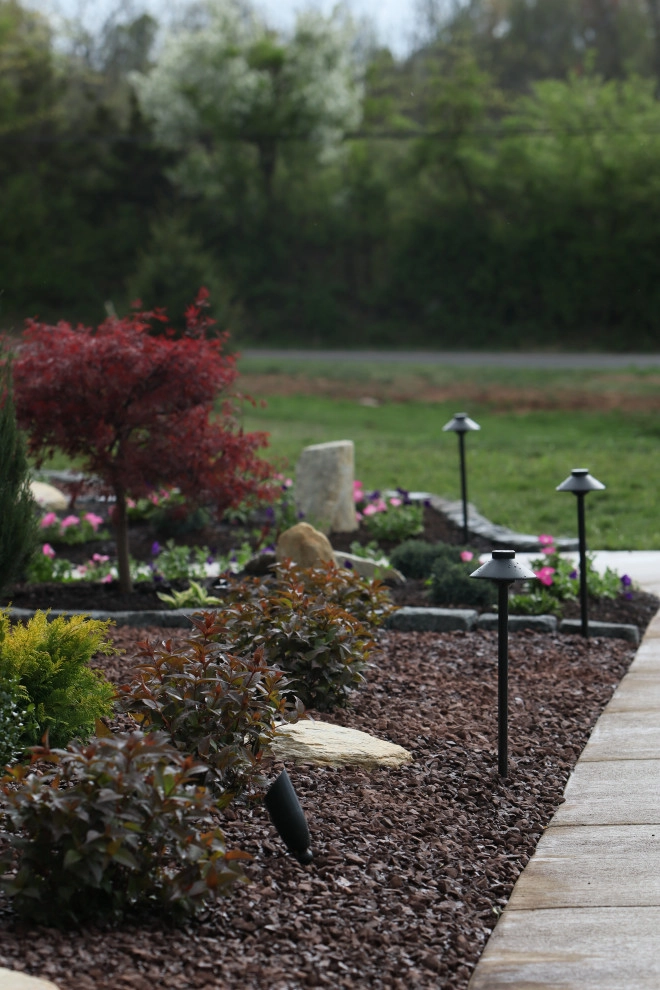 Landscape Planting, Lighting, and Using Red Tipple Stone by Holly Days Nursery & Landscaping - Photo 30