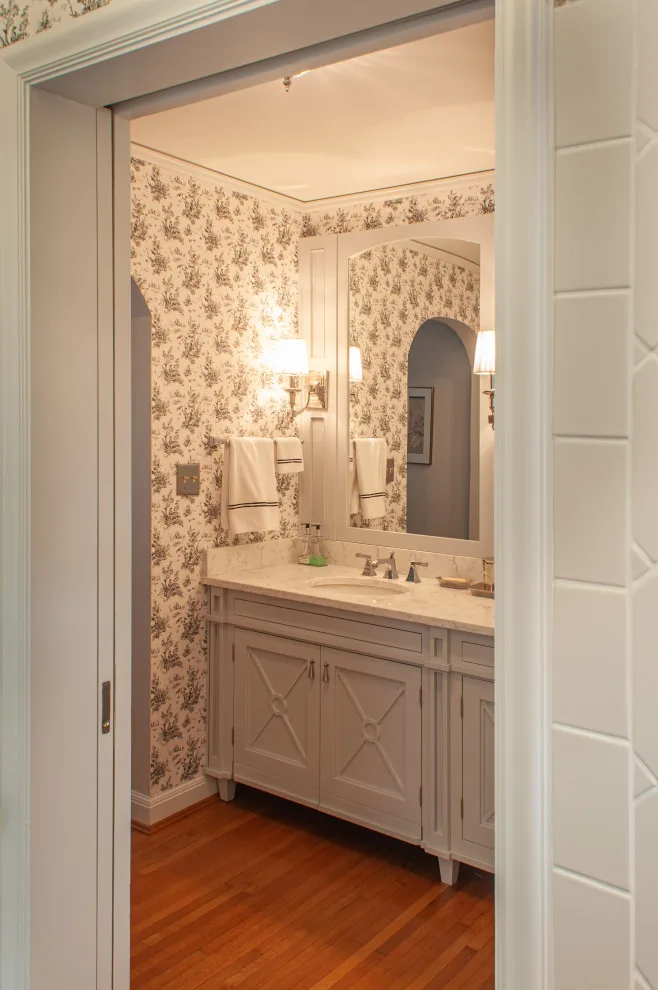 Tudor-inspired bathroom expansion by Gavin Design - Photo 3
