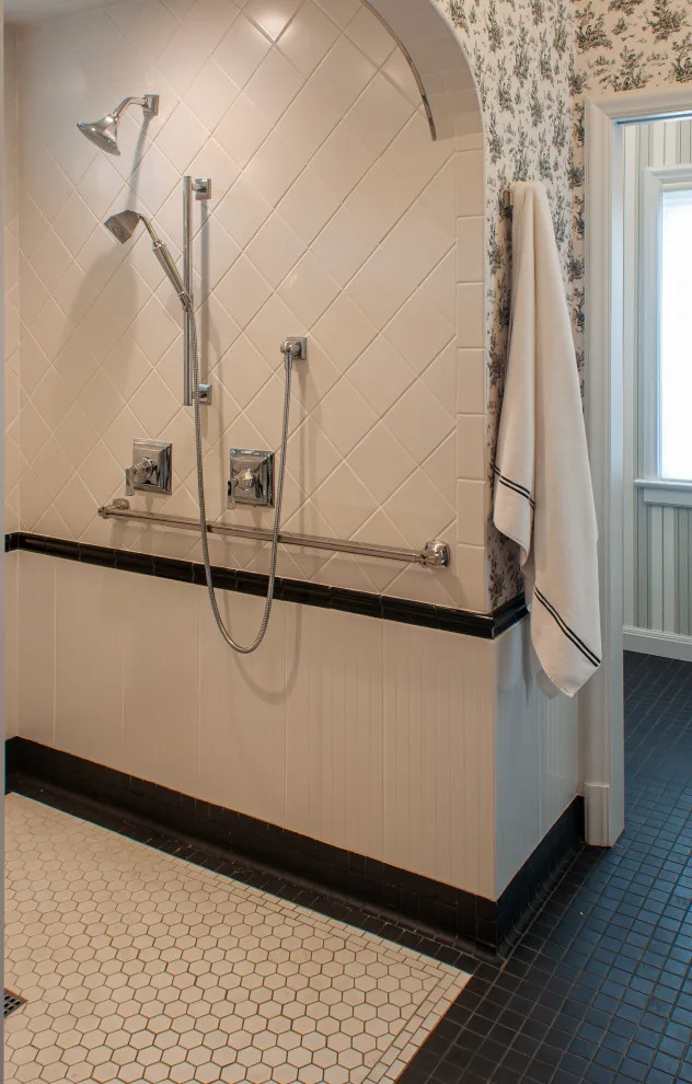 Tudor-inspired bathroom expansion by Gavin Design - Photo 8