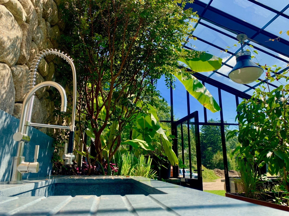 Tropical Greenhouse in Massachusetts by HomeHarvest - Edible Landscapes And Construction - Photo 11