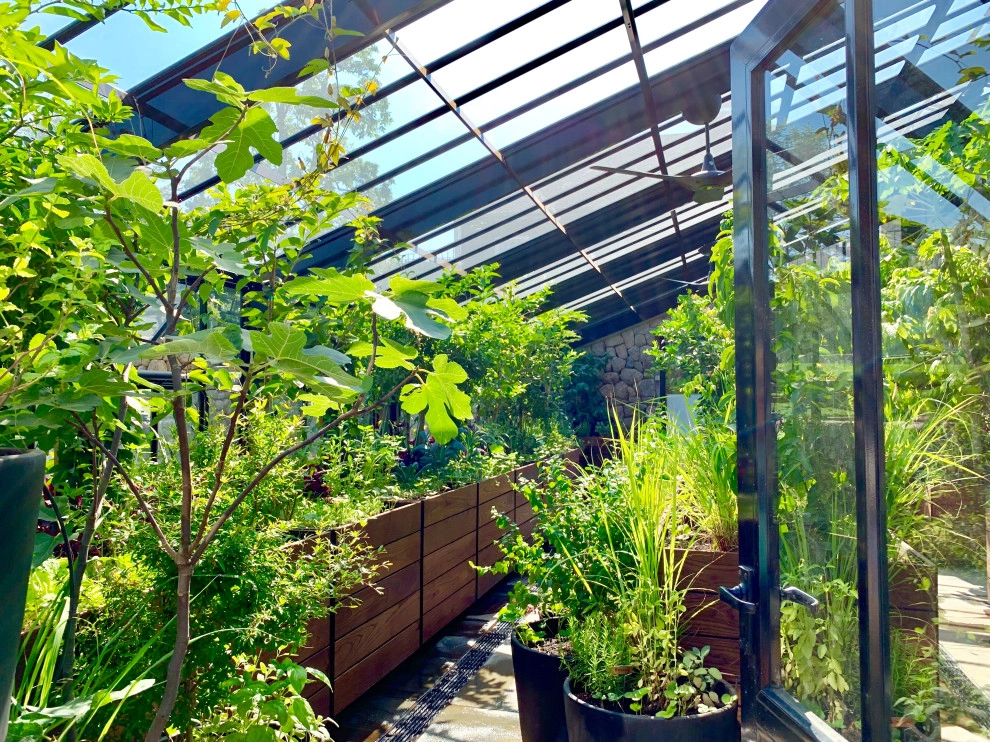 Tropical Greenhouse in Massachusetts by HomeHarvest - Edible Landscapes And Construction - Photo 7