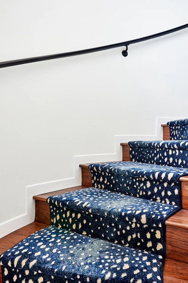 Navy Stair Runner by Antilocarpa (Stark) by Mineral City - Photo 2