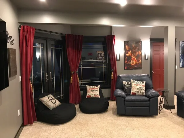 Home Theater Makeover by Inspired Space Design, LLC - Photo 2